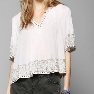 Love Sam Metal Ikat Blouse